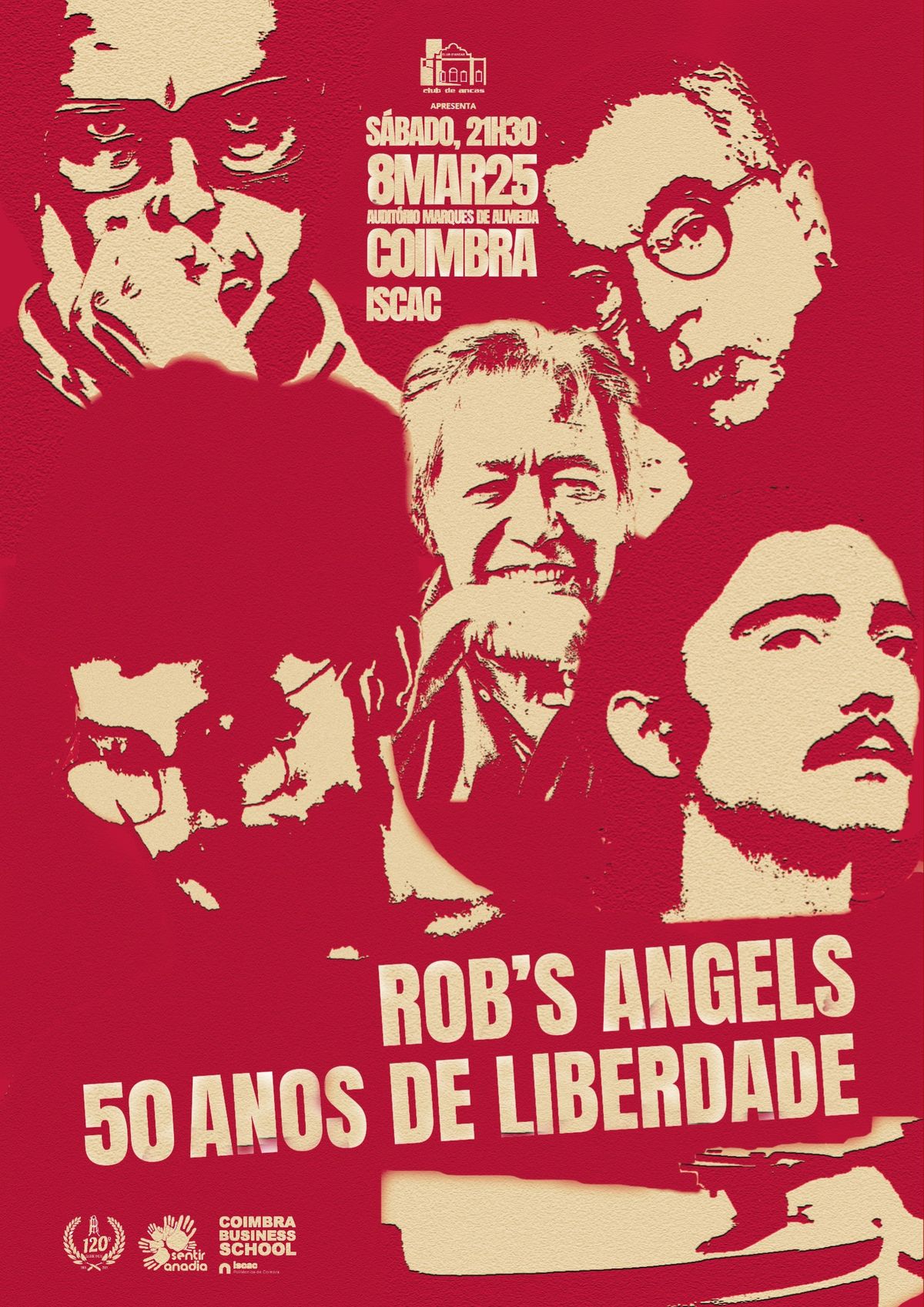 Concerto Rob\u2019s Angels: 50 anos de liberdade_Coimbra