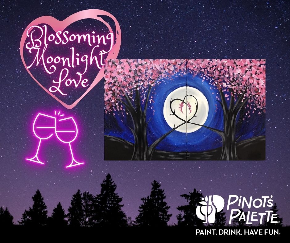 Paint & Sip: Blossoming Moonlight Love Date Night