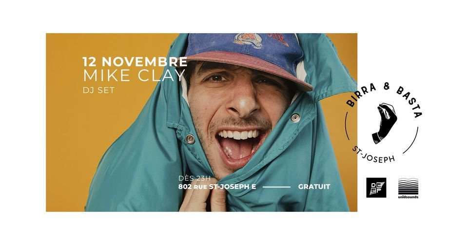 Mike Clay (Clay and Friends ) Dj set , Birra & Basta, Quebec, 12 ...