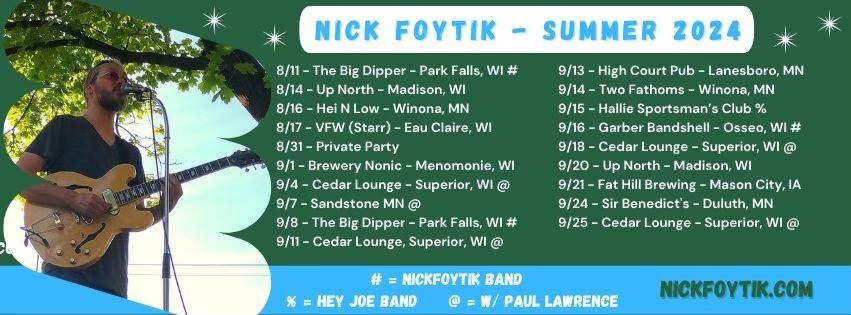 Nick Foytik at Sir Ben's