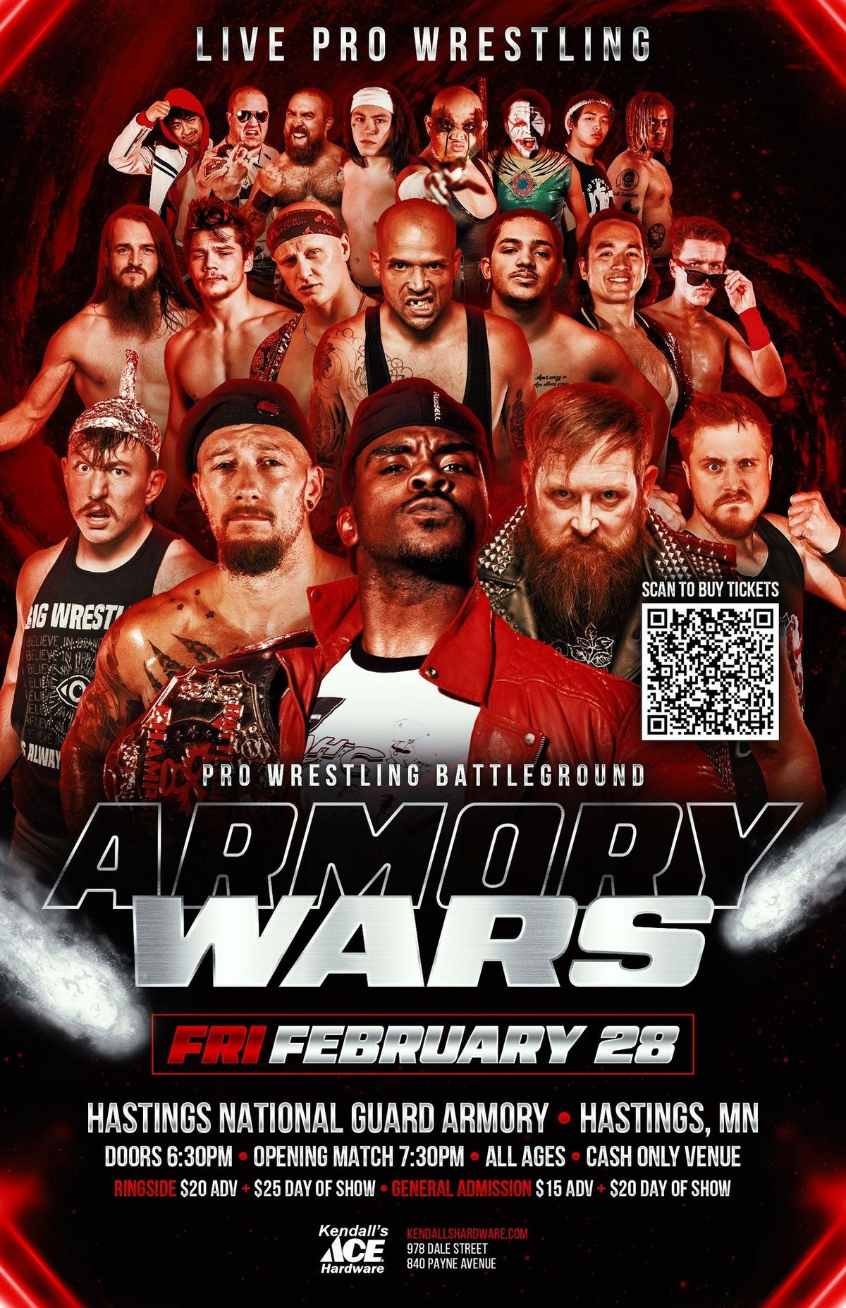 PRO WRESTLING BATTLEGROUND: ARMORY WARS 