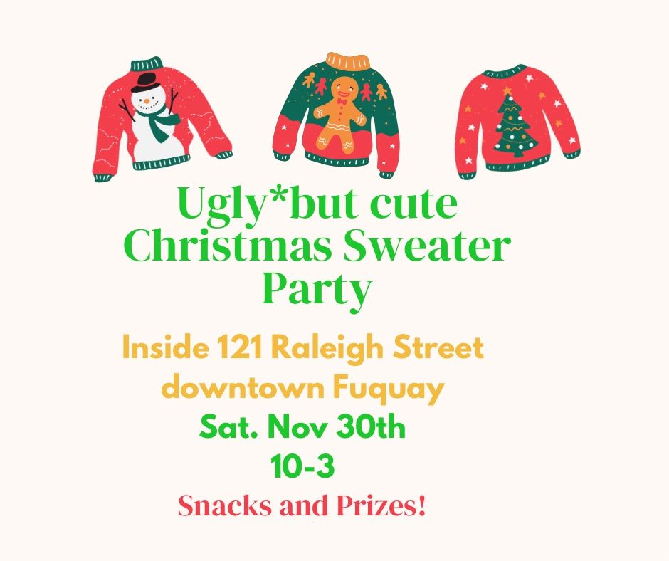 Ugly-but cute- Christmas Sweater Party