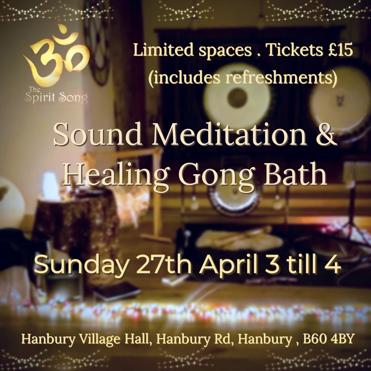 Sound Meditation Gong Bath with Antony Blakemore 