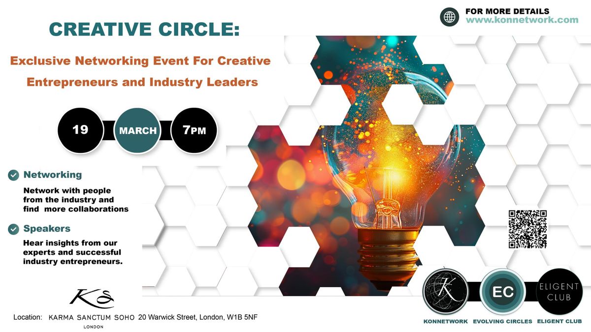 Creative Circle: Exclusive Networking Event For Creative Entrepreneurs and Industry Leaders