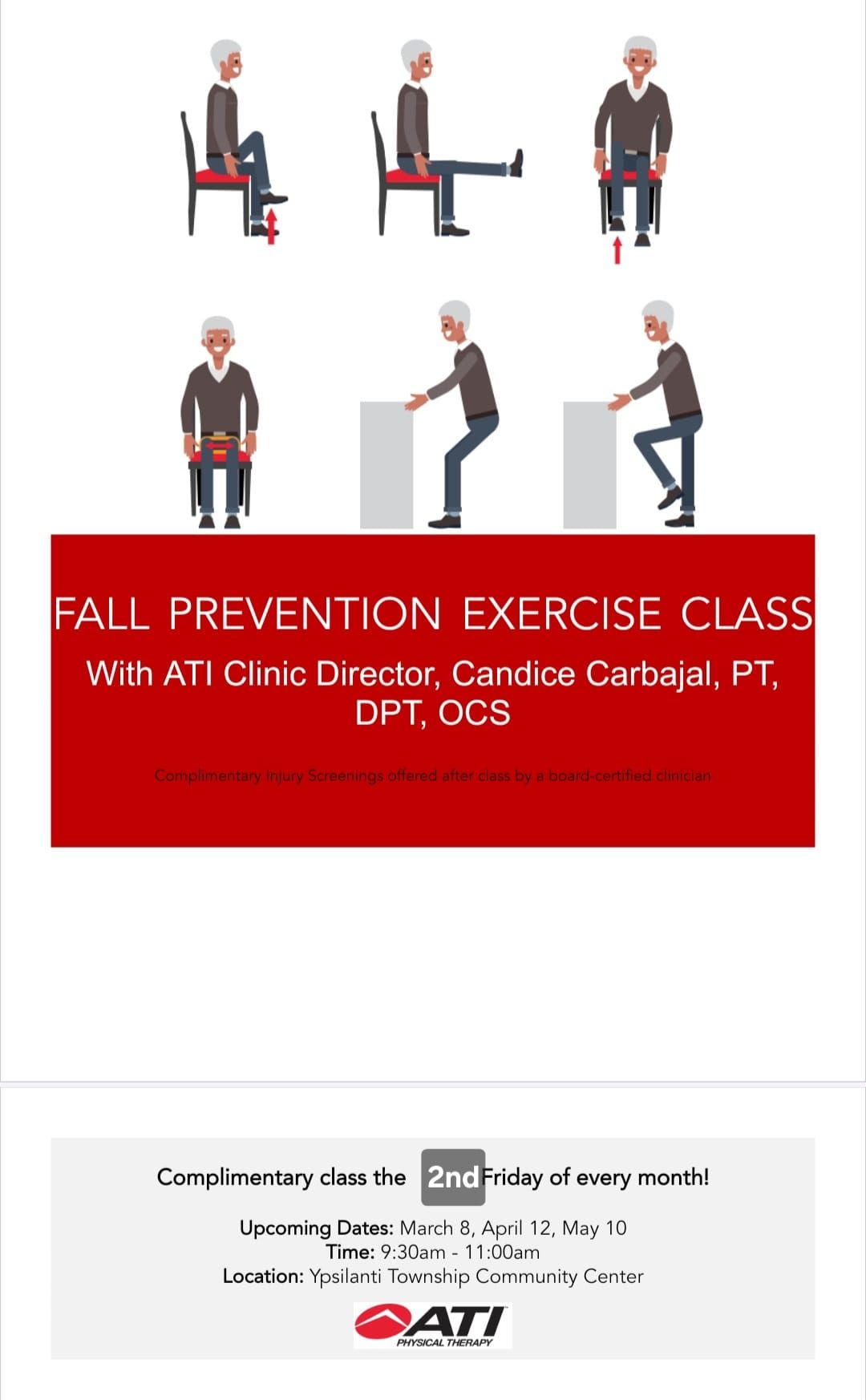 Fall Prevention Strength Training -Free Class