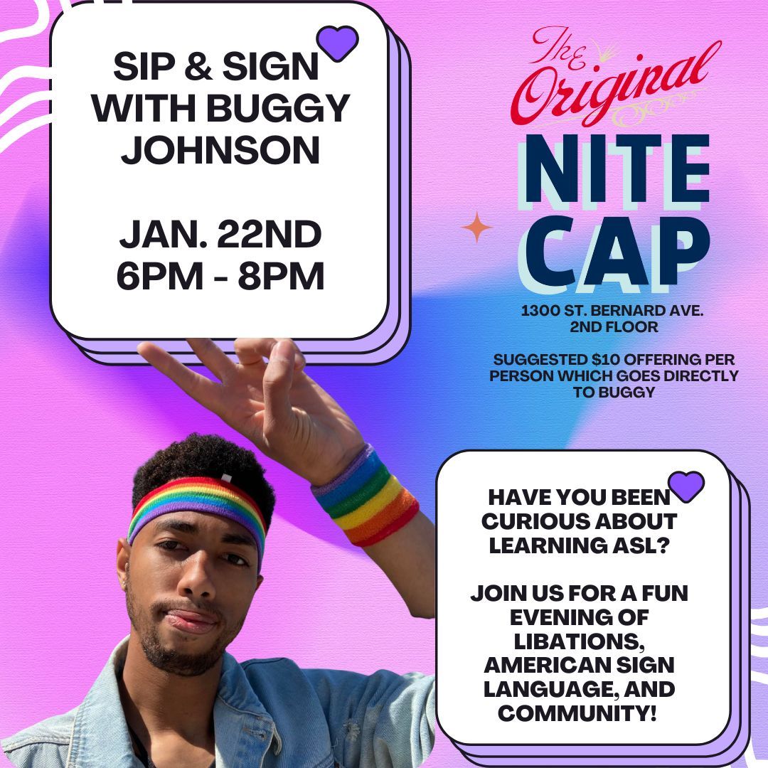 Sip & Sign with Buggy Johnson