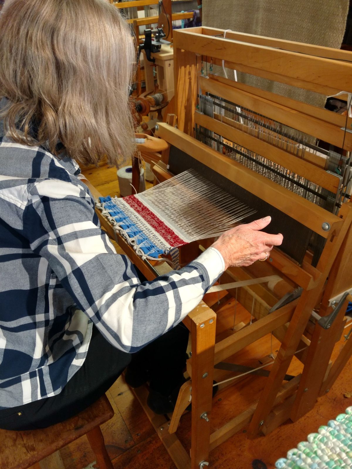 Holiday Table Mat - Beginner Hand Loom Weaving One Day Workshop 