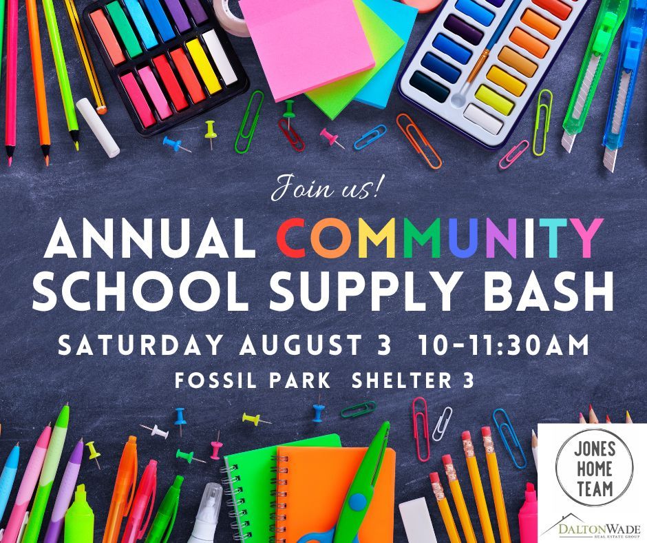 Annual Community School Supply Bash