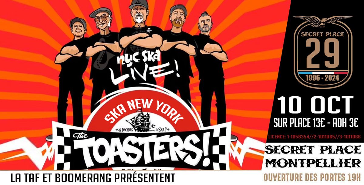 La TAF & BOOMERANG pr\u00e9sentent THE TOASTERS 