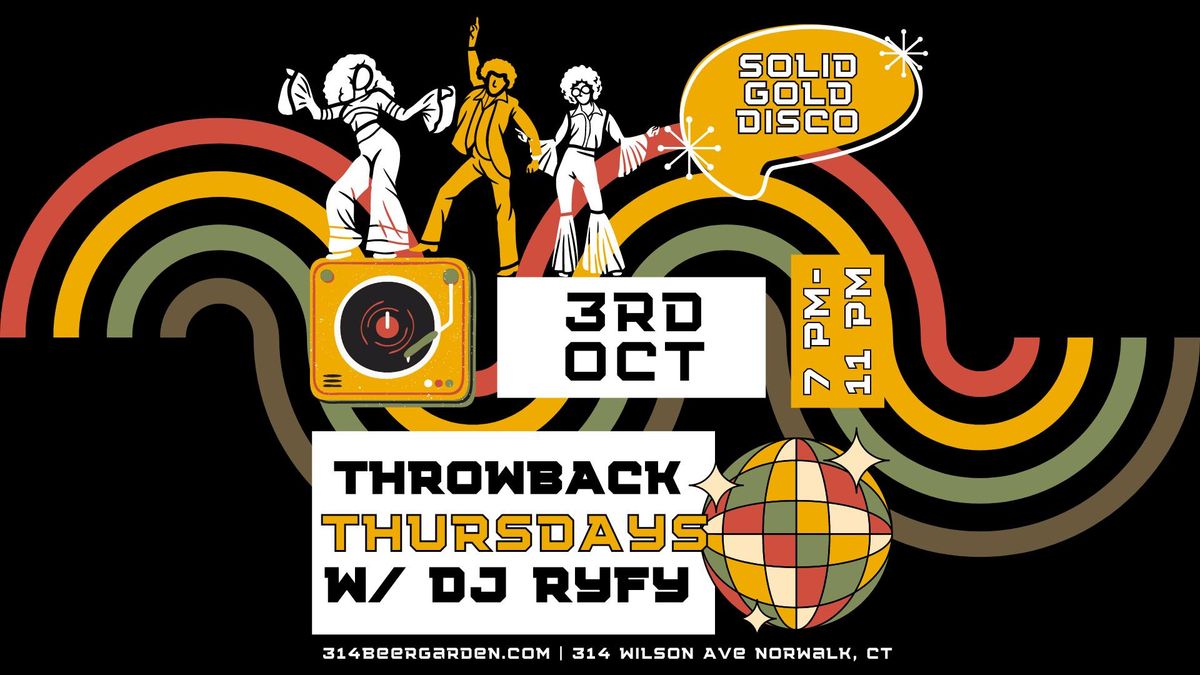 Throwback Thursday - 70's Solid Gold Disco with DJ RyFy