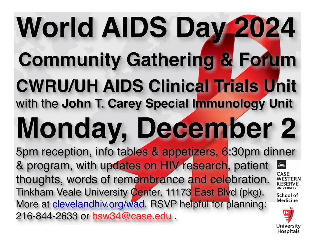 World AIDS Day Community Gathering & Forum