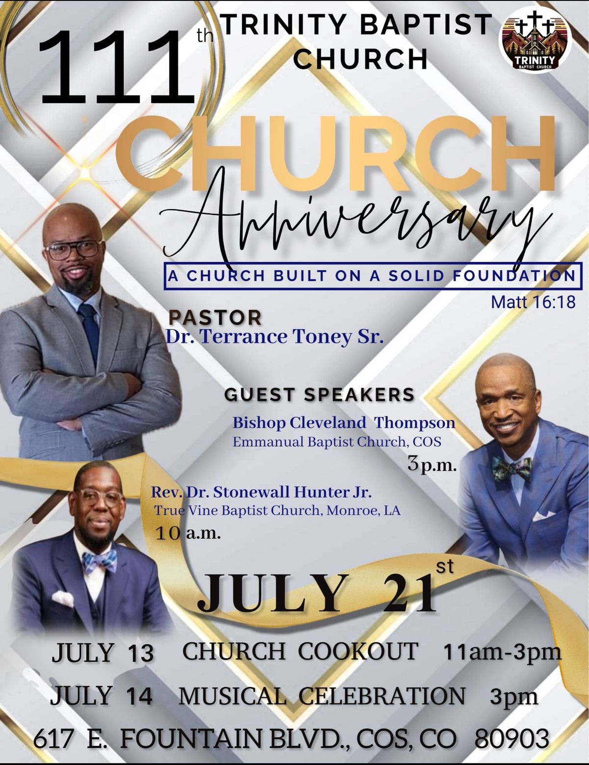111th Church Anniversary Cookout