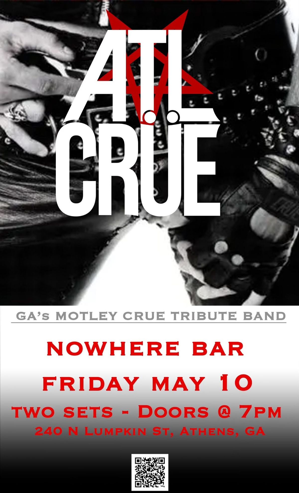 ATL Crue Plays Nowhere Bar, Athens. Graduation Night Party  