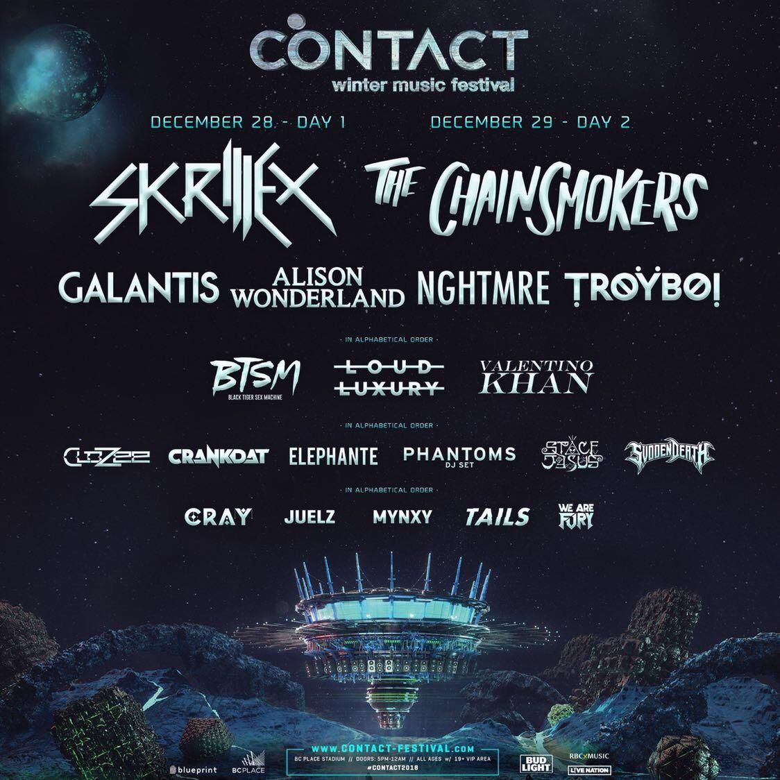 Contact Winter Music Festival (Weekend Pass)