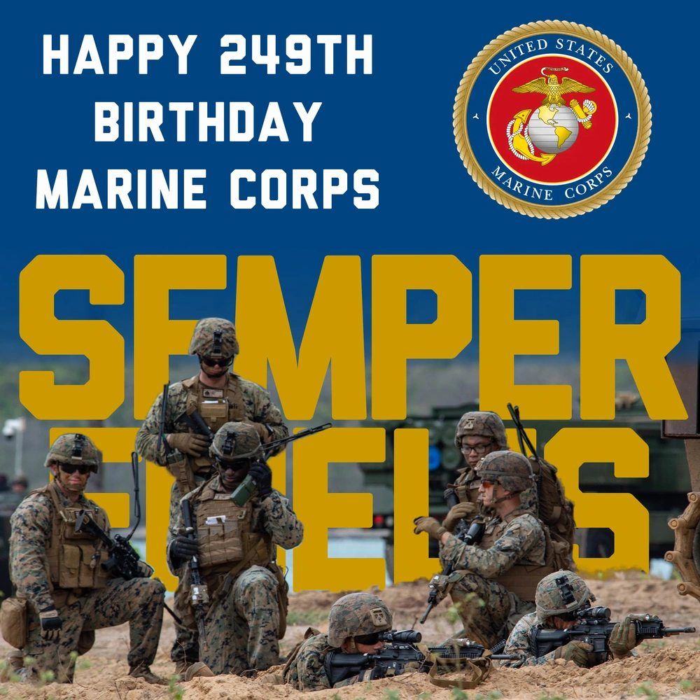 USMC Birthday Cake Cutting Ceremony and Live Performance of National Anthem