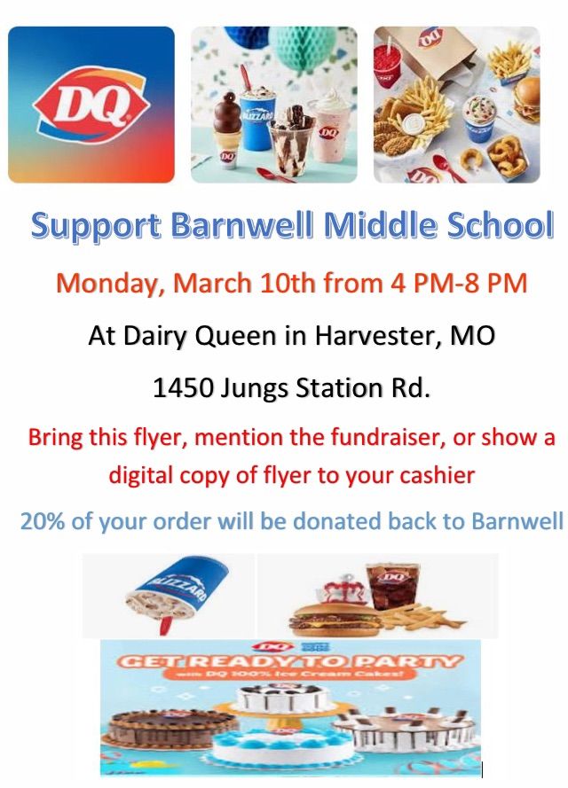 Dairy Queen Fundraiser 