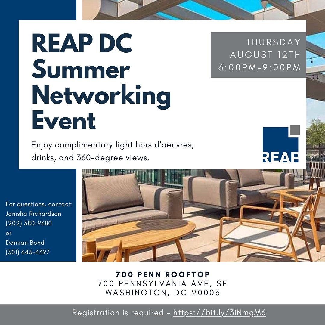 REAP Rooftop Networking Event