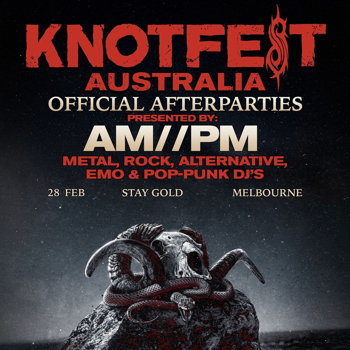 Knotfest Official Afterparty \/\/ Melbourne