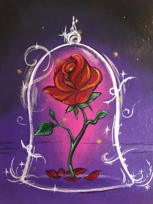 Enchanted Rose Painting The Bird The Book Maryville 24 February 21