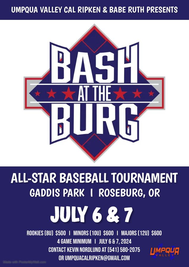 Bash at the Burg All-Star Baseball Tournament