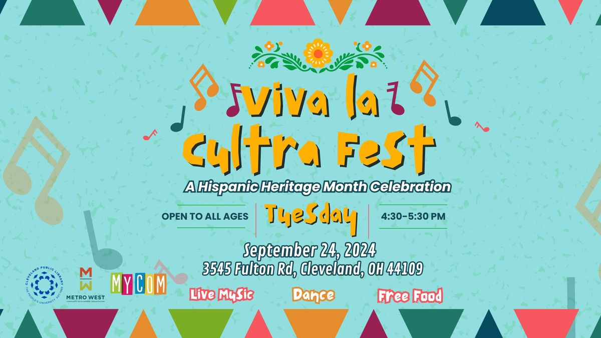 Viva la Cultura Fest: A Hispanic Heritage Month Celebration