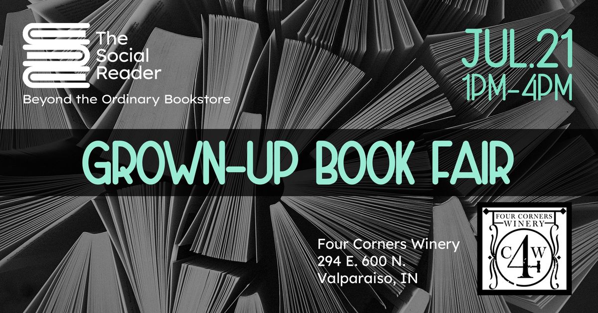 Grown-Up Book Fair at Four Corners Winery