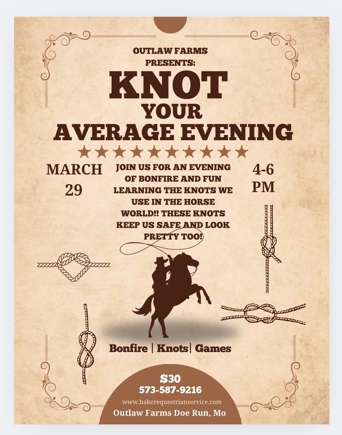 Knot Your Average Evening