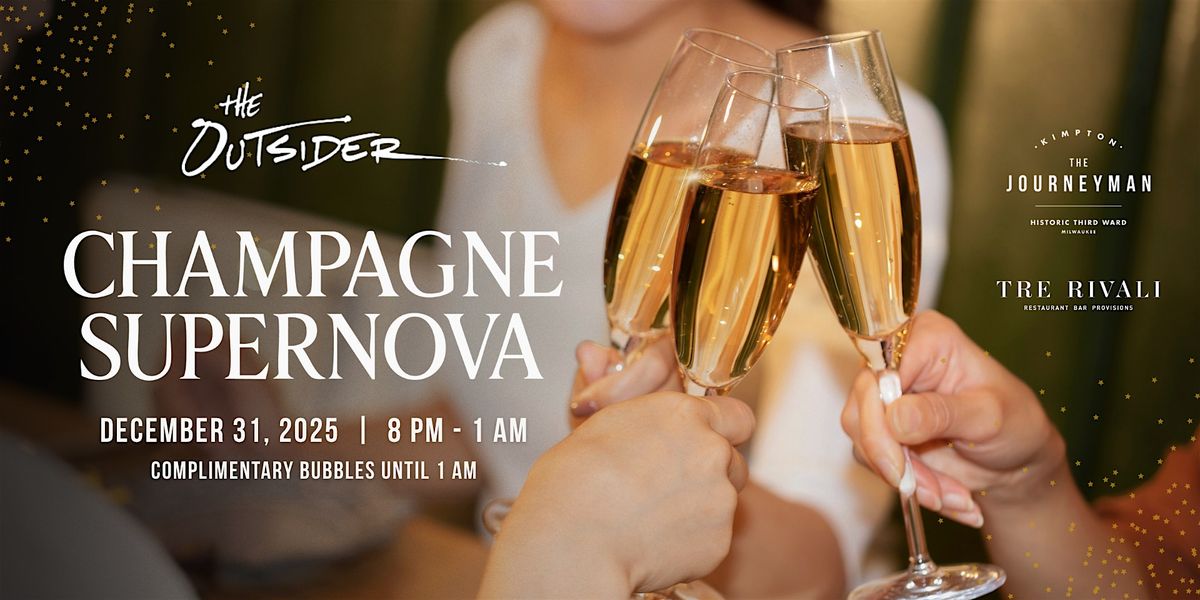 Champagne Supernova,  NYE in the Sky at The Outsider