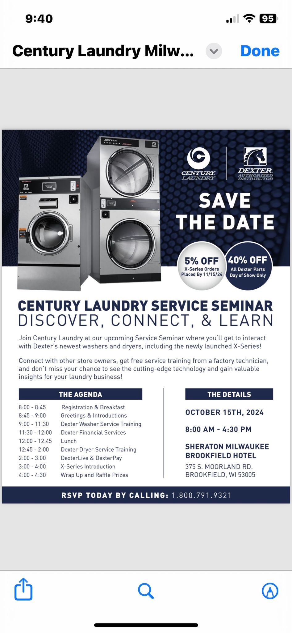 Dexter Laundry Equipment Showcase