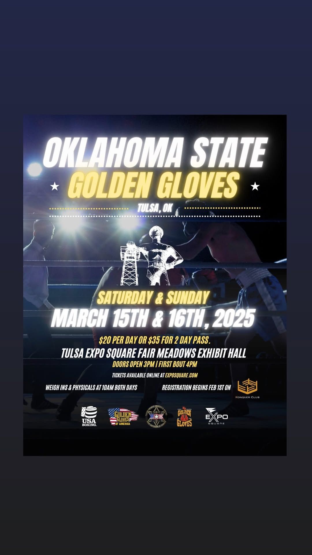 OKLAHOMA STATE GOLDEN GLOVES 