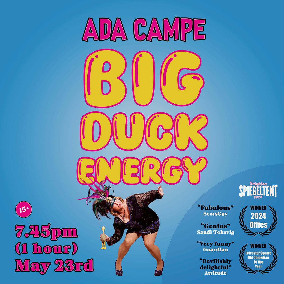 Big Duck Energy at Brighton Spiegeltent 