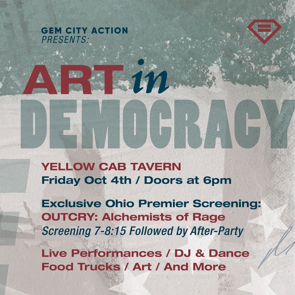 Gem City Action Presents: Art in Democracy