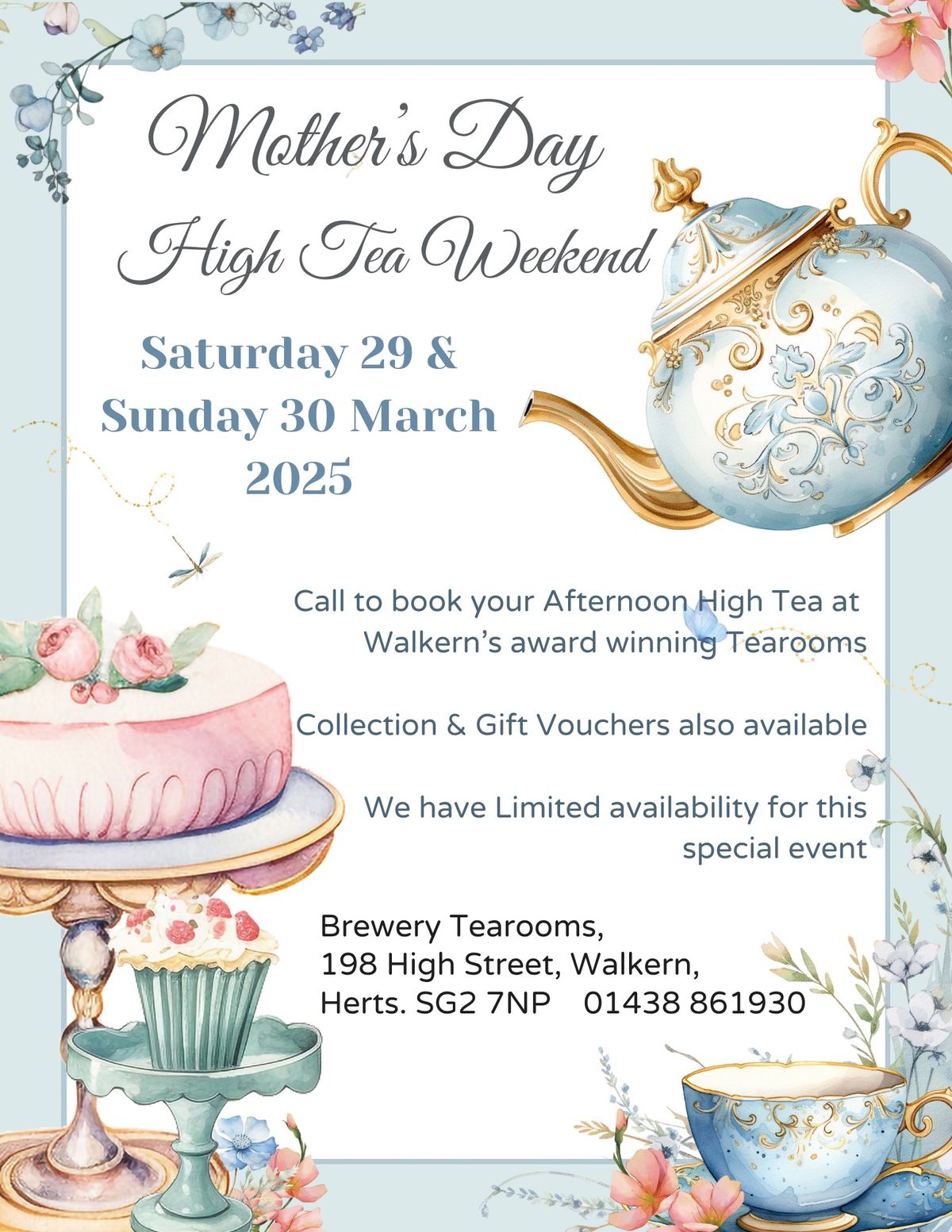 Mother\u2019s Day High Tea Weekend