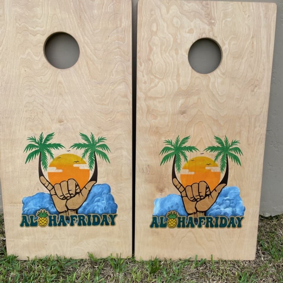 Aloha Cornhole tournament 