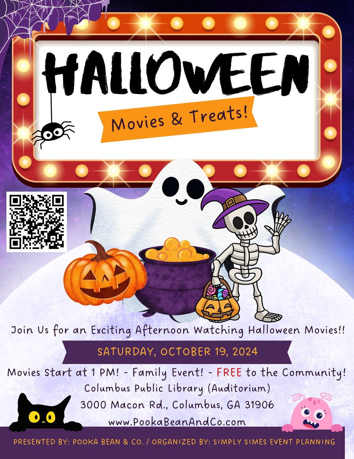 Halloween Movies & Treats @ The Library!