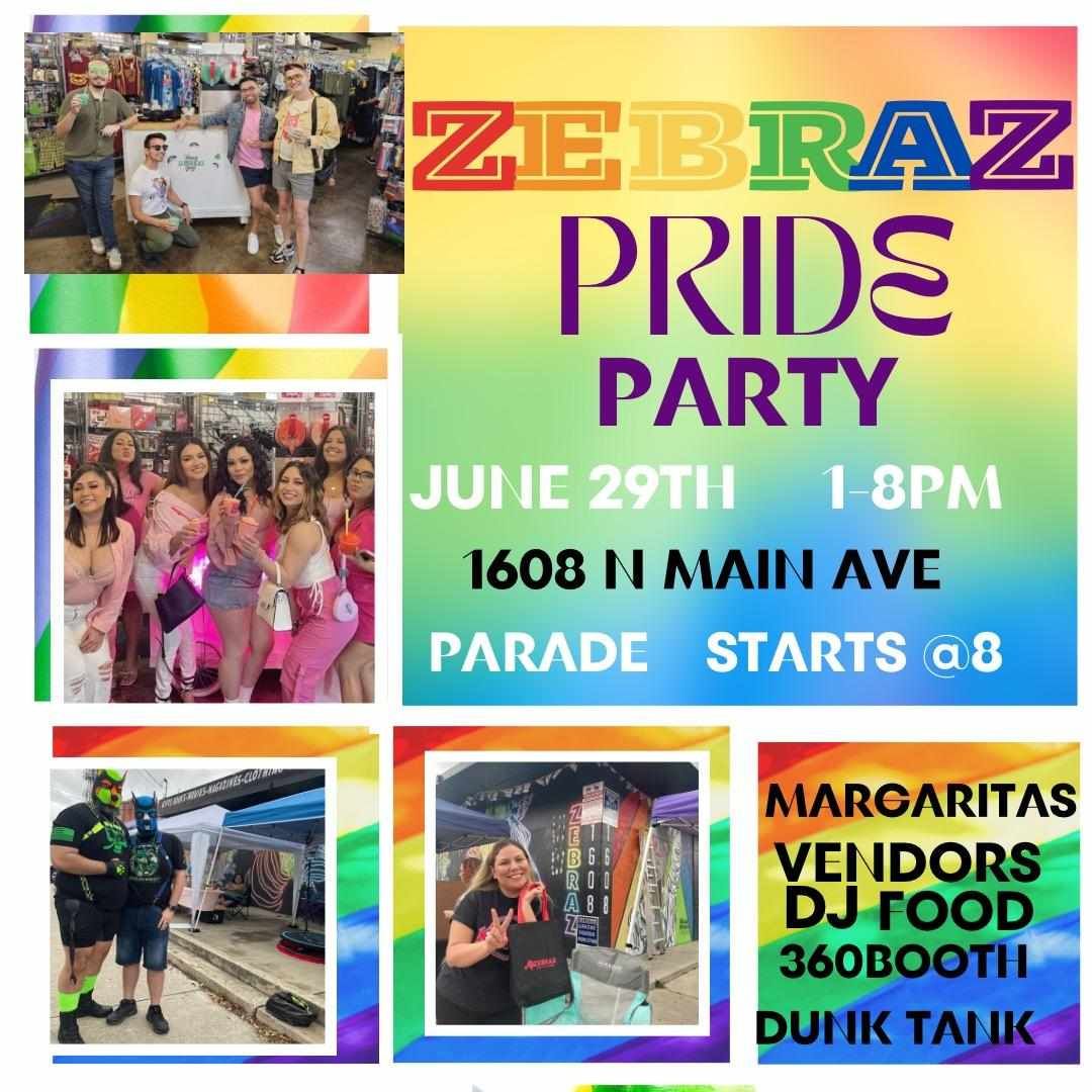 ZEBRAZ PRIDE MARKET PARTY!