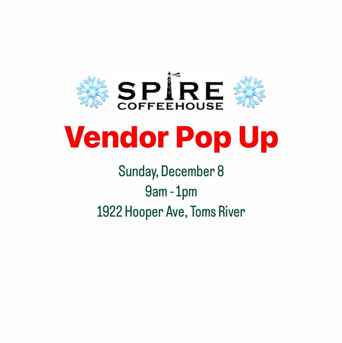 Vendor Pop Up