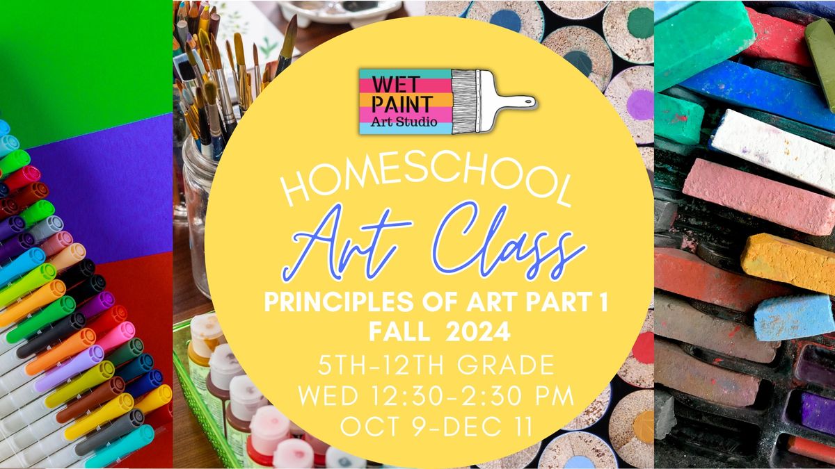 Middle & Highschool Homeschool Art Class - Fall 2024