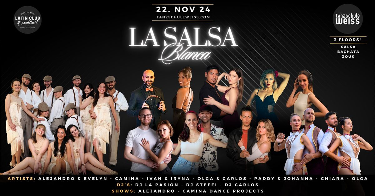 \u25d0  LA SALSA BLANCA \u25d1 3 Floors!