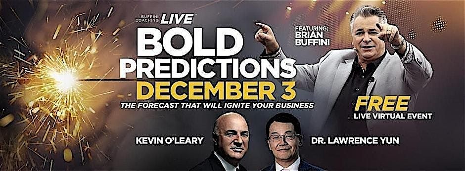 Buffini Coaching LIVE: Bold Predictions for 2026 (Lunch & Learn) -Richmond