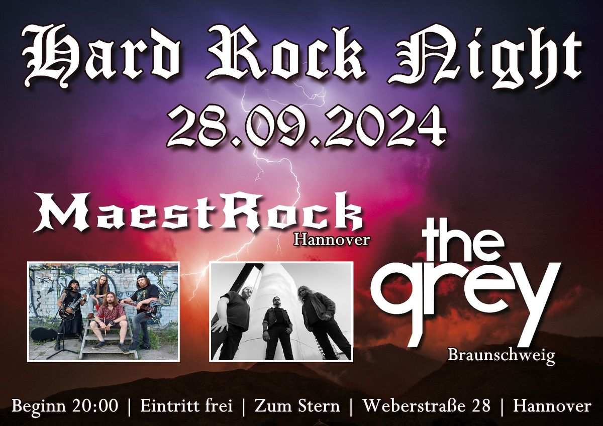 MaestRock & The Grey - Hard Rock Night (Hannover\/Zum Stern)