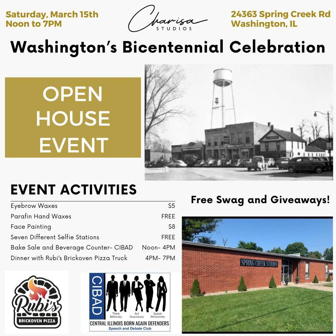 Washington's Bicentennial Celebration hosted by Charisa Studios