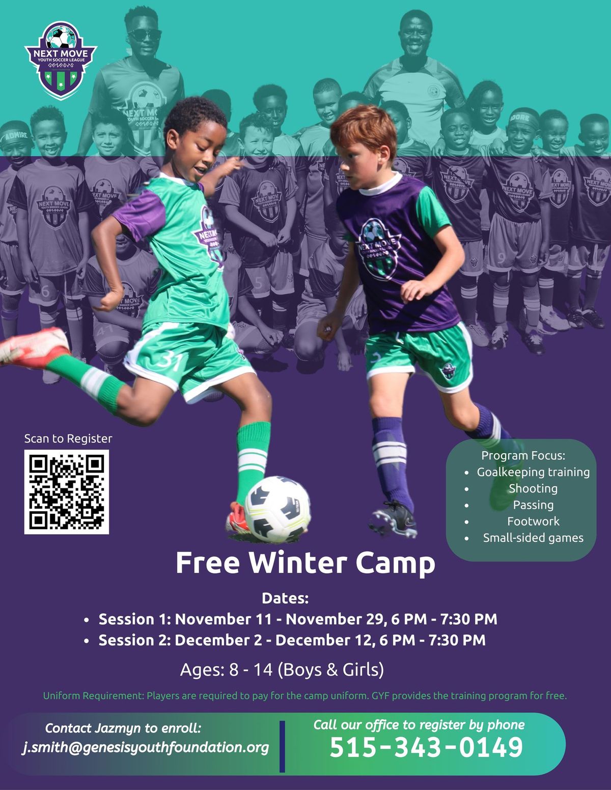 Winter Soccer Camp