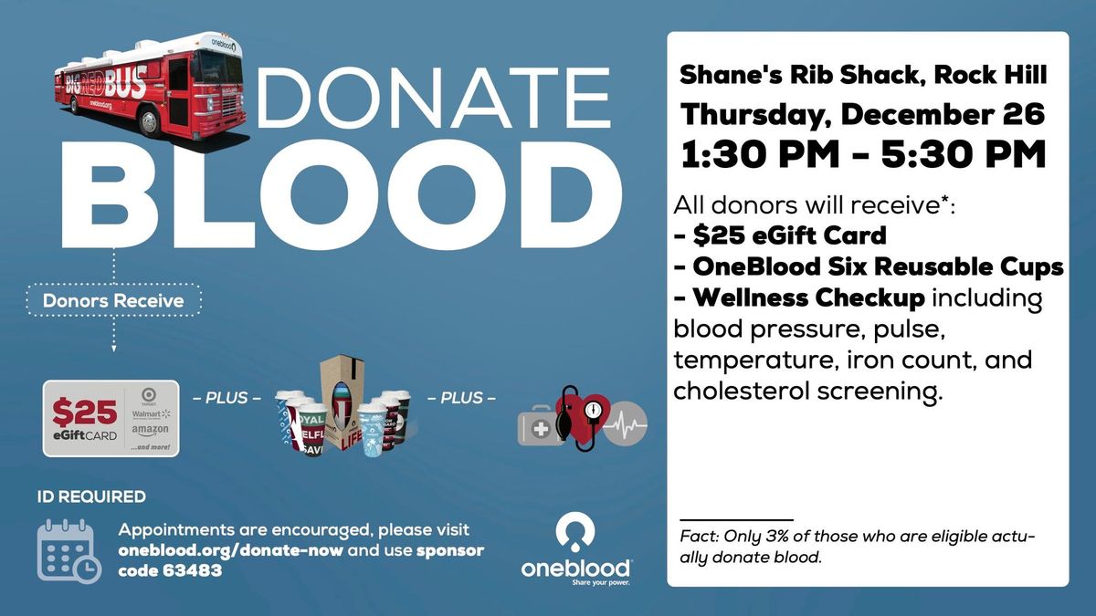 Blood Drive @ The Shack