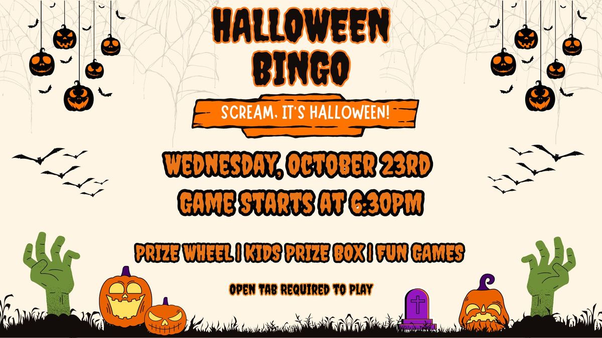 Halloween Bingo at the Brewery!