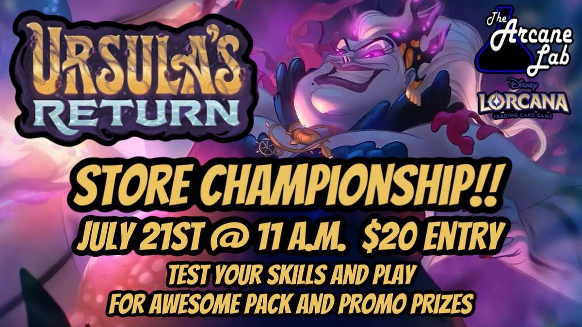 Ursula's Return Store Championship!