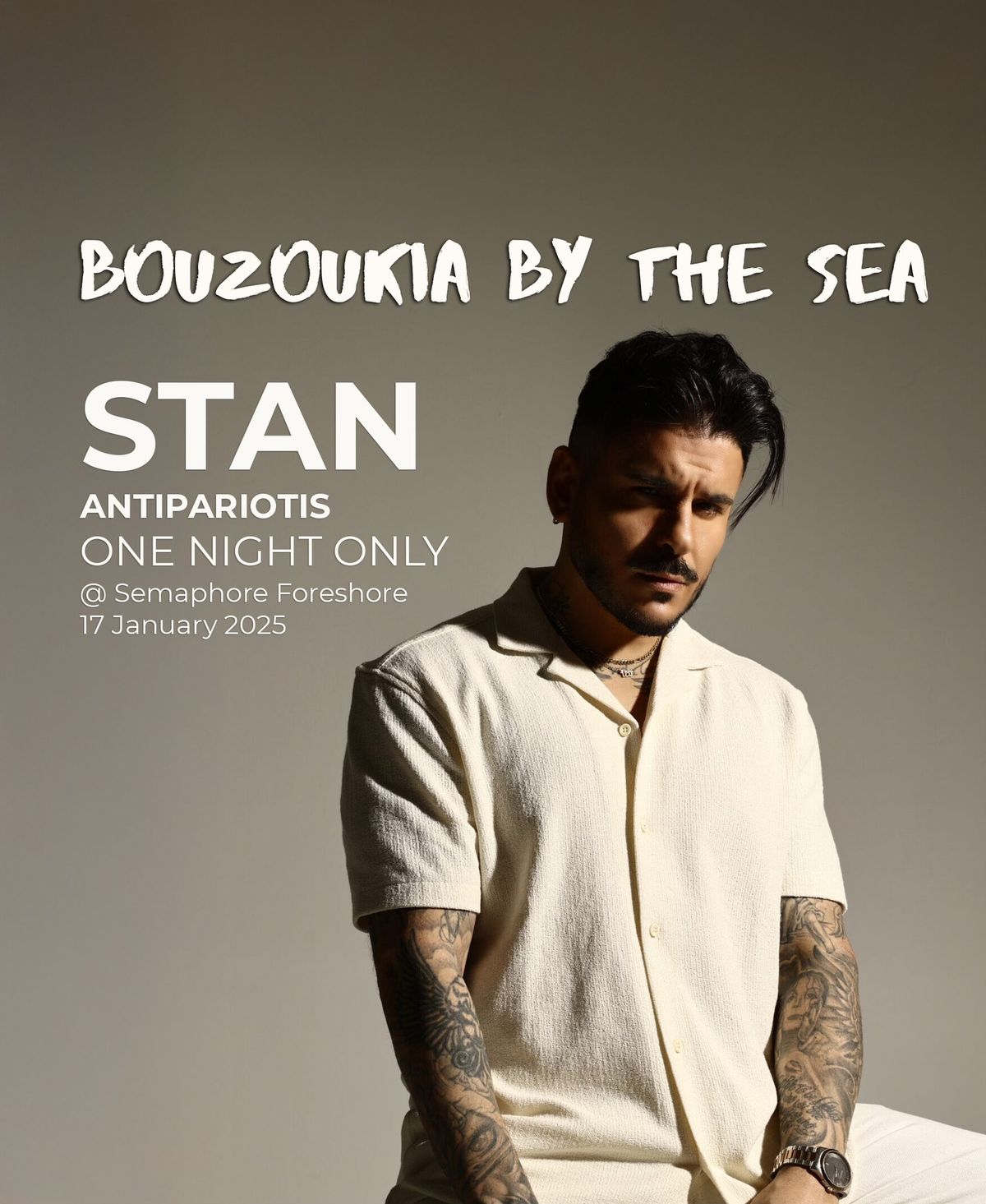 Bouzoukia by the Sea Presents: STAN ANTIPARIOTIS