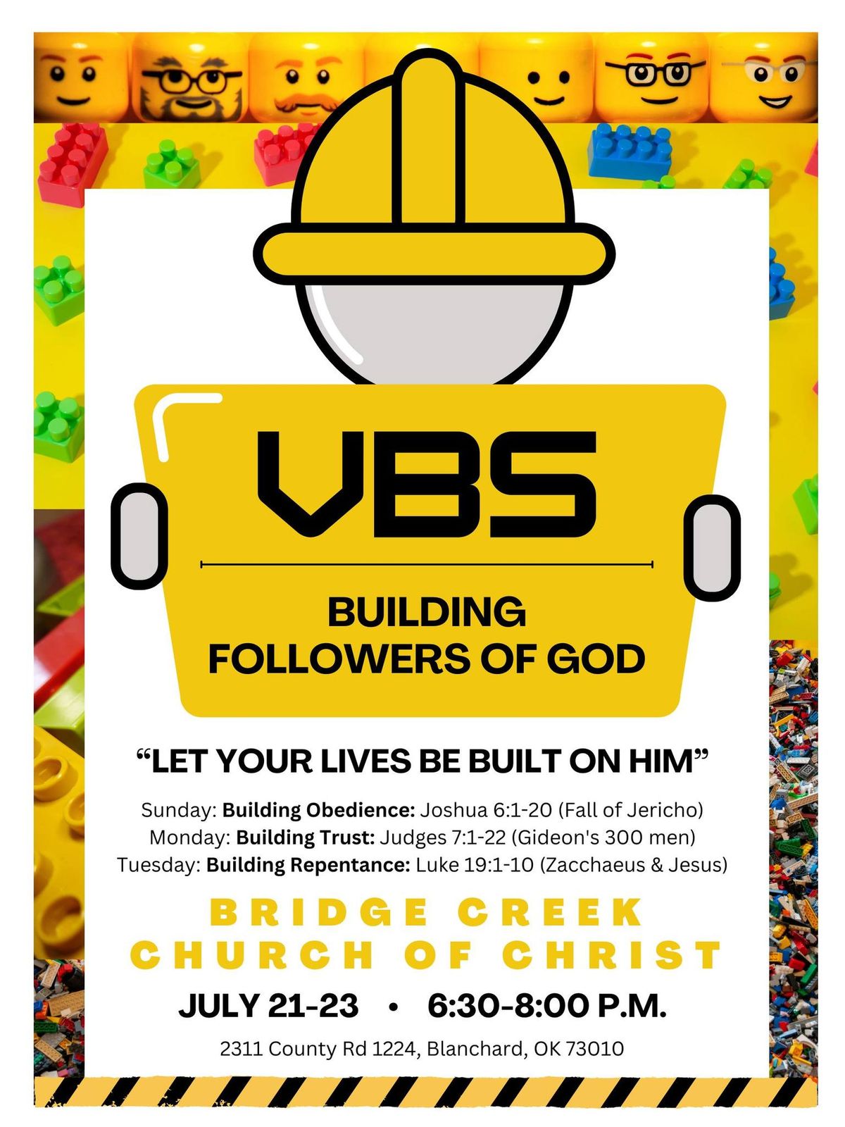 VBS: Building Followers of God