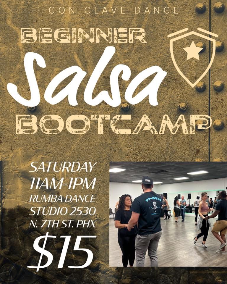 Saturday Beginner Salsa Bootcamp with Con Clave Dance!