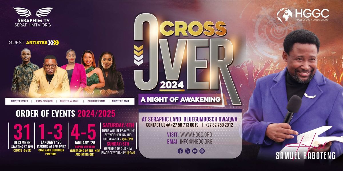 2024 - 2025 CROSSOVER SERVICE (NIGHT  OF AWAKENING )